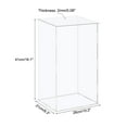 thumbnail image 2 of Uxcell Acrylic Display Case Plastic Box Cube Storage Box Clear Assemble Showcase 26x21x41cm for Collectibles, 2 of 5
