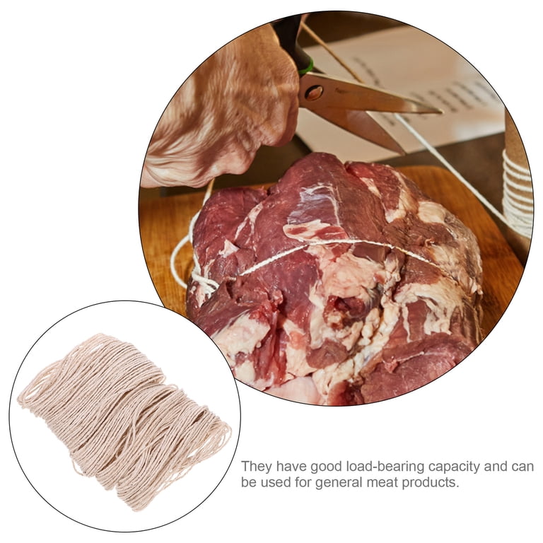 Cotton Bakers Twine – 500M Roll Of Fine Cotton String For Tapestry Weaving, Meat Tying, Sausage, And Crafts