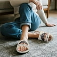 thumbnail image 5 of POLERO Slippers for Women Indoor Cute Dachshund Book Print House Slippers Open Toe Design Lightweight Sole Bedroom Shoes, Size 10.5-11.5, 5 of 7