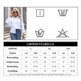 thumbnail image 5 of Blusa de mujer Camisas de cuello en V Blusas elegantes de trabajo de manga larga, 5 of 5