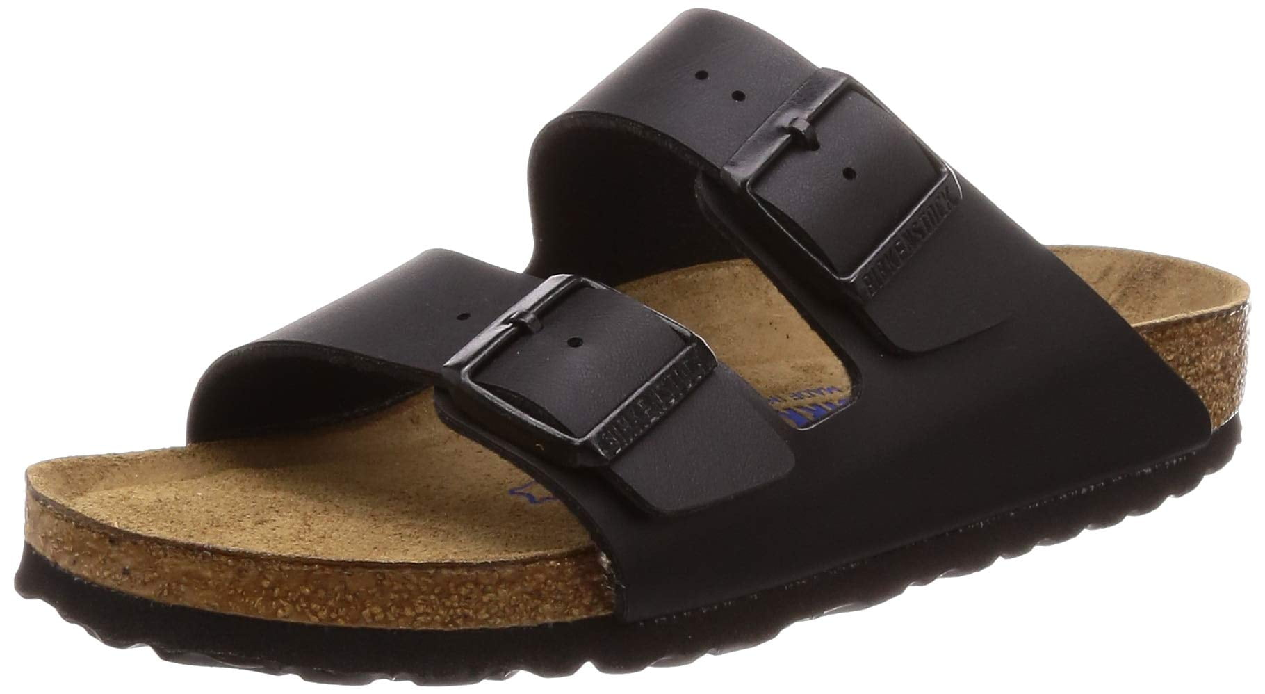 Birkenstock 551251 Arizona Soft Footbed Birko Flor Black Sandals