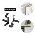thumbnail image 2 of Dsscvnef Curtain Rod Bracket Set Double Curtain Rod Bracket Does Not Need To Be Drilled the Drill Bit Goes Directly Into the Window Frame for the Curtain Window Bedroom Decoration Adjust, 2 of 7
