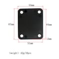thumbnail image 2 of OULII 10Ud De Unión Para Mástil De Bajo Y Guitarra Plástico Negro Resistente, 2 of 8
