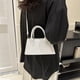 thumbnail image 2 of Bolso de mano para mujer, bolso de mano de piel sintética, bolso de mano para mujer, bandolera (blanco) Ehuebsd Para Estrenar, 2 of 3