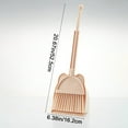 thumbnail image 3 of Kids Broom and Dustpan Set with Stainless Steel Handle, Polypropylene Cleaning Tools for Home, Office, and Play, 3 of 6