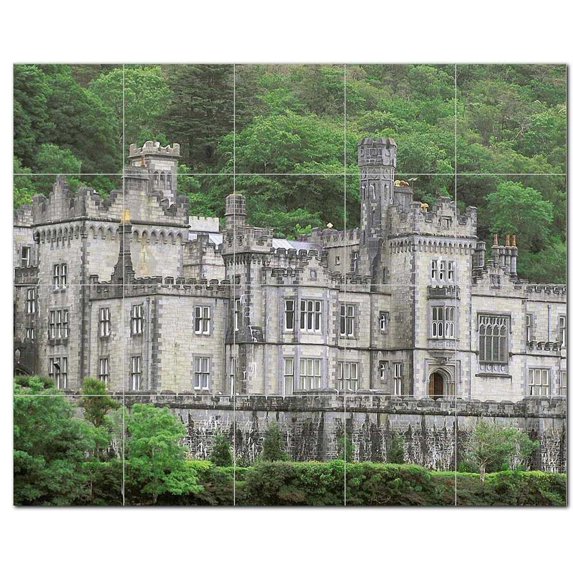 Castle Photo Ceramic Tile Mural Kitchen Backsplash Bathroom Shower, 404409-M54
