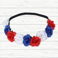 thumbnail image 4 of Women/Girls Headband, Fashion Elastic Red White Blue Flower Hair Accessories for Celebration Party Wedding 1Pc, 4 of 8