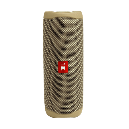 JBL - Flip 5 Portable Bluetooth Speaker - White Steel