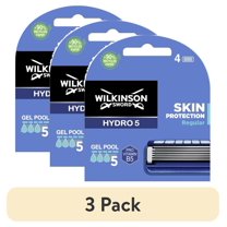 (3 pack) Wilkinson by Schick Hydro 5 Refill Blade Cartridges, 4 ct
