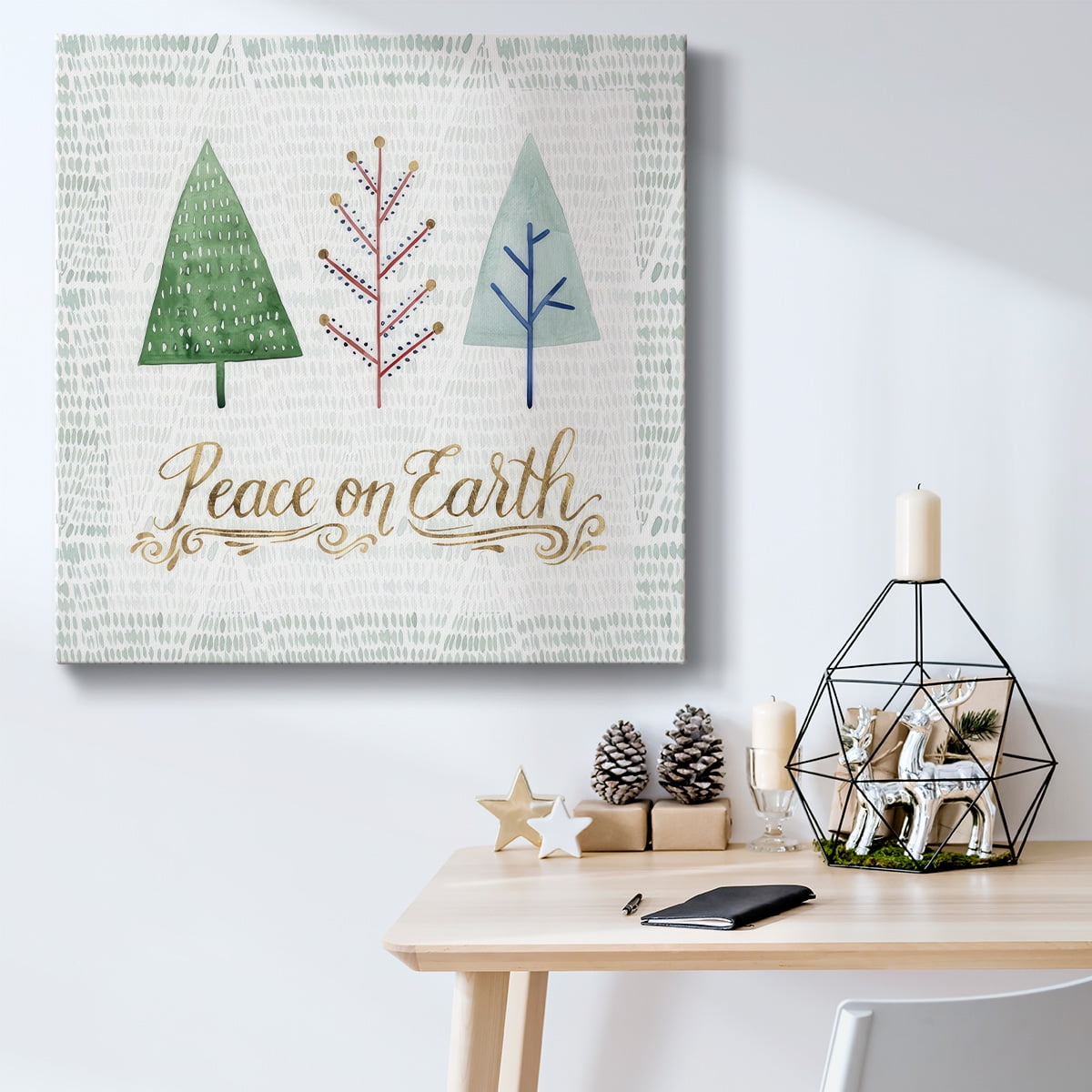 Christmas Tree Whimsy II- Gallery Wrapped Canvas