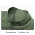 thumbnail image 6 of SuTry Men's Workwear Sleeveless Tops Outdoor Photographer Fishing Use Solid Color Lapel Casual Jacket Style Suitable for Outdoor(Army Green#1,2XL), 6 of 8