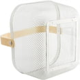 thumbnail image 6 of 1 Pack Iron Handheld Storage Basket Water Fruit Vegetable Vegetable Basket Household Hollowing Storage Basket, 6 of 6