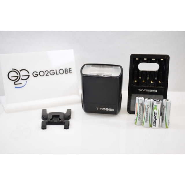 Godox TT685-C TTL Flash for Canon Camera Speedlite + Rechargeable AA Batteries & Charger