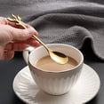 thumbnail image 1 of Cucharas de azúcar para café, cucharas de postre de hojas para revolver, mezclar leche, pastel creativo, cucharillas de helado, vajilla (12 uds, dorado) ZefeiWu 8390606392015, 1 of 1