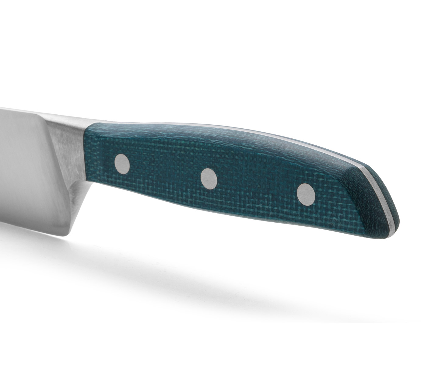 Arcos Brooklyn 8" Forged Chef Knife, Stainless Steel, Silver Blade, Blue Handle