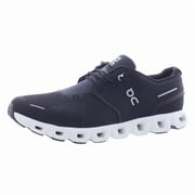 On-Running Cloud 5 Black/White Mens Casual Running Sneakers