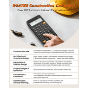 Construction Advanced Construction Math Calculator for Contractors, Estimators, Builders, Framers(Without Protective Case)