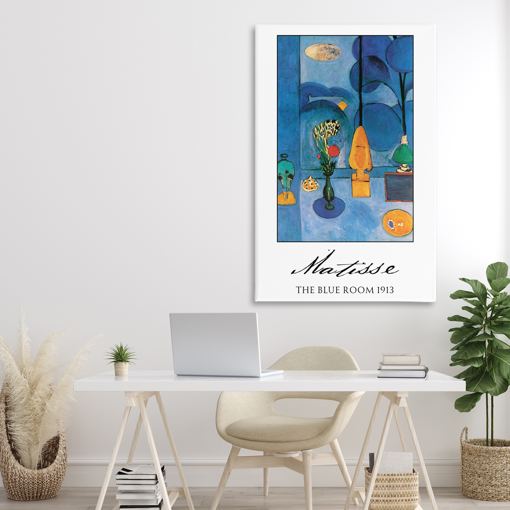 Matisse The Blue Room Canvas Wall Art, design by Vintage Hustle