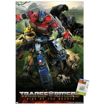 Hasbro Transformers: Rise of the Beasts - Big 4 Wall Poster with Pushpins, 22.375" x 34"