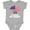 AC-Heather Grey, variant on Inktastic I Love My Daddy Military Son Daughter Boys or Girls Baby Bodysuit