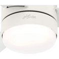 thumbnail image 4 of Hunter Fan Company Gilmour 44 Inch Indoor Outdoor Ceiling Fan, Matte White, 4 of 5