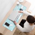 thumbnail image 3 of "Gaming Mouse Pad XL - Non-Slip, Stitched Edges, Japanese Blue & White Wave Design", 3 of 7