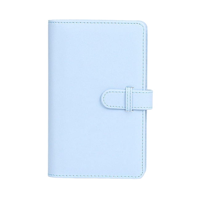 Álbum de tarjetas de 108 hojas Diseño de moda de alta capacidad para colección (azul)