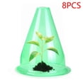 thumbnail image 4 of koolsoo 12 Pieces Garden Cloches for Plants, Small Protector, Reusable, Transparent Bell, 4 of 7
