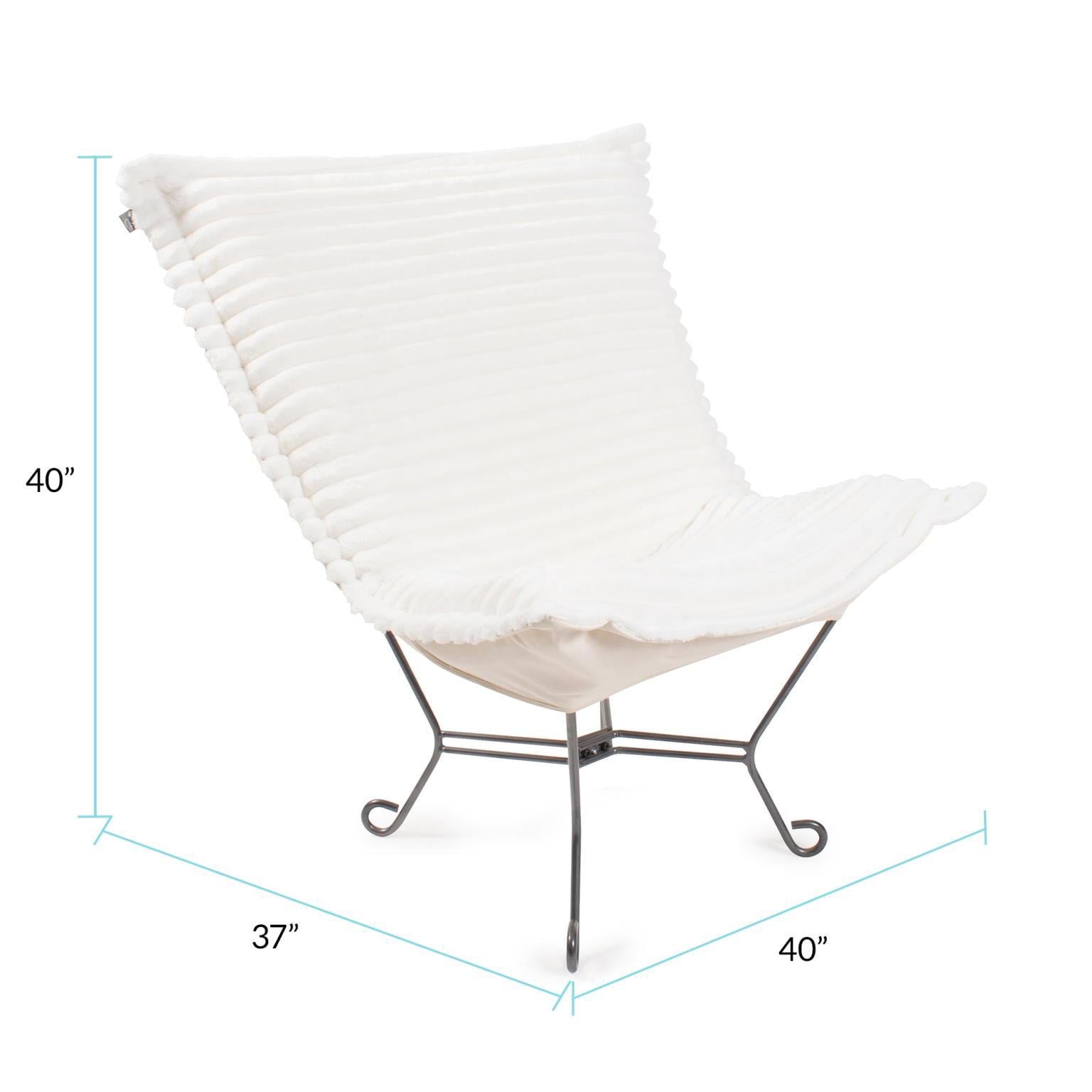 Puff Chair Shar Pei White/Natural