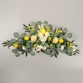 thumbnail image 5 of Rustic Wedding Arch Floral Lemon Swag Door Hanging Silk Garland Decor Artificial Flower Lemon Swag for Wedding Home Lintel Wall, 5 of 8