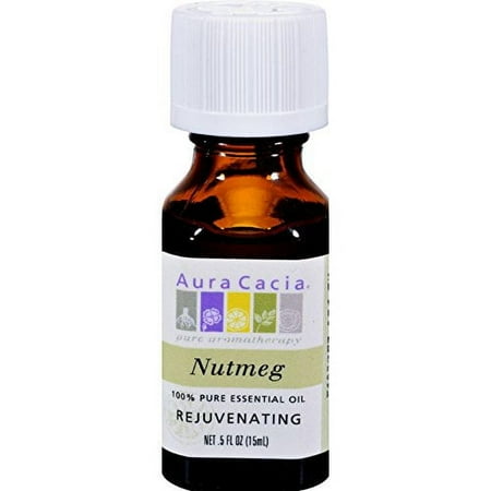 Aura Cacia Pure Essential Oil Nutmeg - 0.5 fl oz