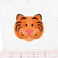 thumbnail image 4 of Inktastic Tiger Face Girls Toddler Dress, 4 of 5