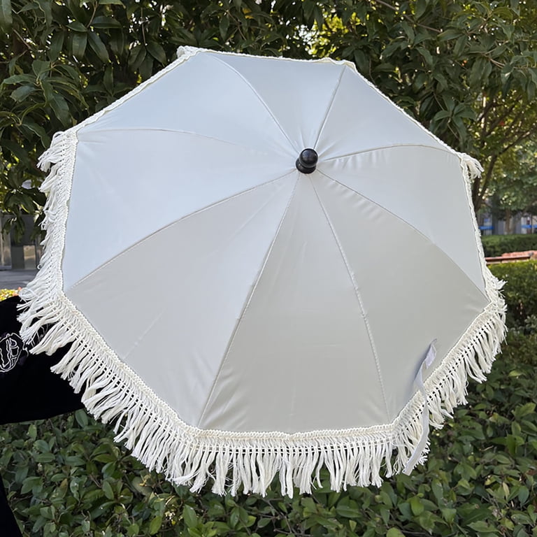 Foldable Sun Shade Clamp-On Umbrella for Strollers, Beach Chairs