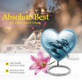 thumbnail image 5 of Dolphin Aquatic Grace Ballet Urns For Human Ashes - Cremation Urns For Ashes For Men - Adult Urns For Human Ashes Men - Cremation Urns For Adult Ashes Women - Heart Urns (Size -3inch, 4pcs), 5 of 5