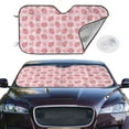 thumbnail image 2 of Balery Strawberries Print Car Windshield Sun Shade,Windshield Sunshade for Car Pickup Truck SUV Accessories-Medium, 2 of 7