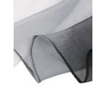 thumbnail image 4 of INSPIRE CHIC Women's Scarf Chiffon Silky Gradient Color Lightweight Long Wrap Shawl Black White, 4 of 8