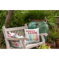 thumbnail image 4 of 18" x 18" Simply Daisy Hoppy Easter Indoor/Outdoor Pillow, White Qty 1, 4 of 6
