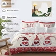thumbnail image 4 of Valentine Gnomes Bedding 3 Piece Duvet Cover Set Full Size, I Love U Red Buffalo Plaid Love Heart Soft Microfiber Comforter Cover with Zipper Closure & Pillowcases, FadeResistant Quilt Cover, 4 of 9