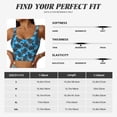 thumbnail image 6 of Lsque Bohemian Sea Turtle Printed Women'S Sports Bra, Compression, Moisture Wicking, High-Impact Sports Bra For Women,Supportive sports bra-X-Large, 6 of 9