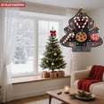 thumbnail image 2 of Metal Hanging Christmas Tree Wind Spinner - Festive Red & White Candy Design with Illuminated Effect for Yard & Garden Decor, 2 of 7