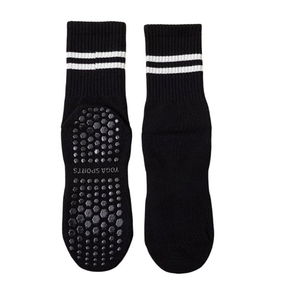 Milue Non Slip Yoga Sock Grip Sock Pilates Sock Skid Socks With Grips For Women