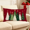 thumbnail image 4 of Qwtwty Home Decor Three-dimensional Effect Pillowcase Christmas Pillow Cover Festival Decoration Sofa Decoration Flax Pillowcase Bedroom Home Sofa Decoration Sofa Pillowcase, 4 of 6