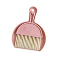 thumbnail image 2 of Mini Dustpan and Brush Set Keyboard Brush Desktop Cleaning Broom for Office Desk Pink, 2 of 9