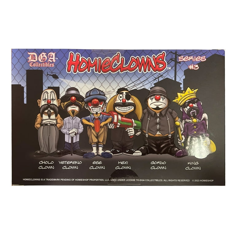 HomieClowns Series 3, 2-Inch Small Plastic Figurines, Circus Toys