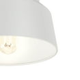 thumbnail image 4 of Hunter - Cranbrook 1-light Dove Grey, Medium Size Flush Mount Light, Dimmable, Modern Style, Bell Shaped, for Bedrooms, Dining, Living Rooms - 19022, 4 of 7