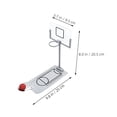 thumbnail image 2 of BESTYASH Kids Mini Basketball Hoop Desk Game Set, Steel Frame, Color, Indoor Fun Toy for Children, 2 of 8