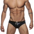 thumbnail image 2 of SHIXIAOO Men Sexy Drawstring Mid Waist Solid Fitted Beach Swim Briefs Lifeguard Shorts Swim Racing Suits for Men, 2 of 6