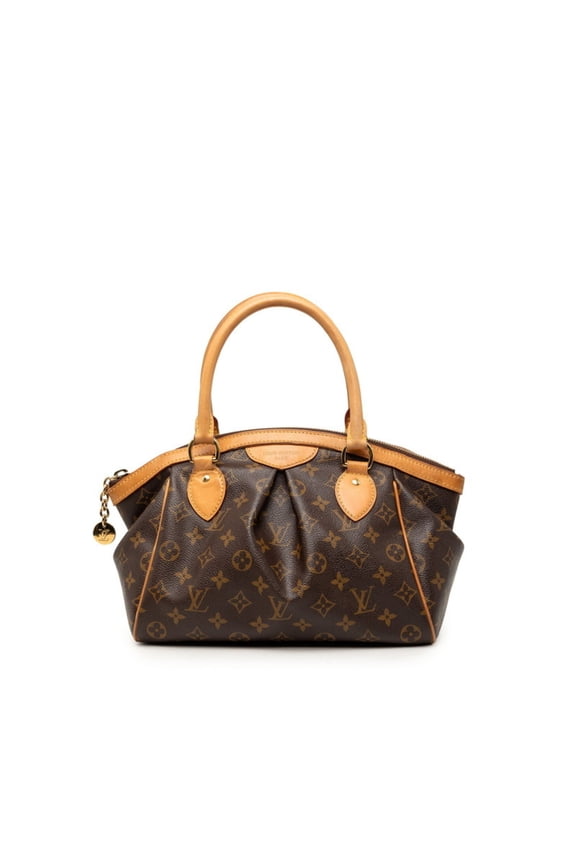 Pre-Owned Louis Vuitton Monogram Tivoli PM Handbag M40143 Brown Leather Women's LOUIS VUITTON