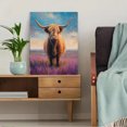 thumbnail image 5 of Qisvanset Highland Cow Oil Canvas Print 15.75x11.81 Inches, 5 of 8