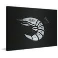 thumbnail image 2 of "Shrimp Formation" Painting Print on Brushed Aluminum, 2 of 5